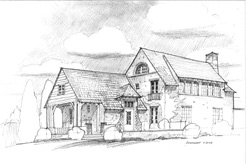 New Custom Home Under Construction Great Lawn Cottage at the Reserve at Lake Keowee - The Carver Group, Greenville, SC  
