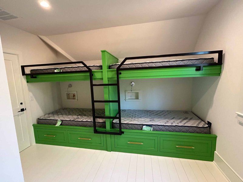 Bunk Beds with Custom Ladder
