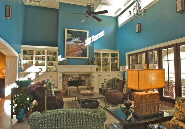 New Custom Luxury Home Greenville SC Living Room