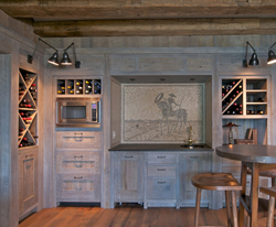 Wine Room Addition - Cliffs at Glassy - Luxury Homebuilder The Carver Group