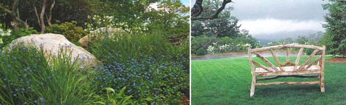 Garden, landscaping and North Carolina Mountain Views from Bear Wallow Springs