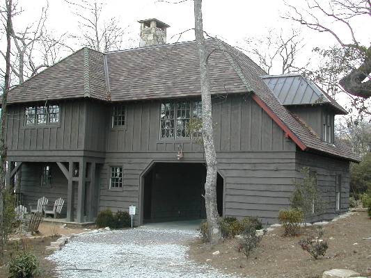 Bear Wallow Springs Lake Toxaway Gate House Front Elevation