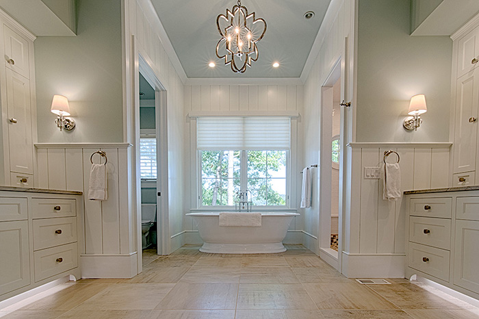 The Cliffs at Keowee Falls South New Lakefront Home Master Bath