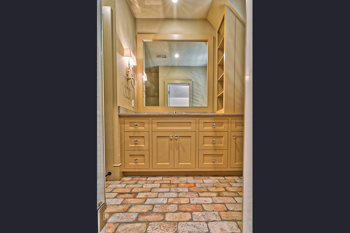 The Cliffs at Keowee Falls South New Lakefront Home Antique Chicago Brick Tile Floors