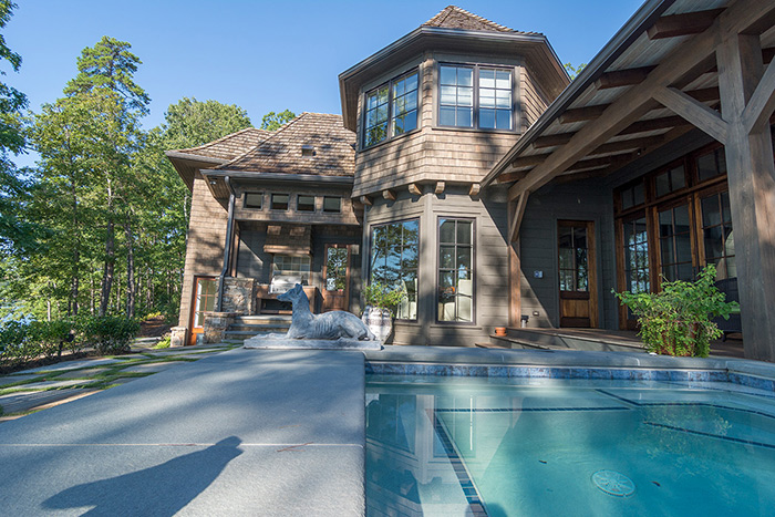 The Cliffs at Keowee Falls South New Lakefront Home View From The Spa